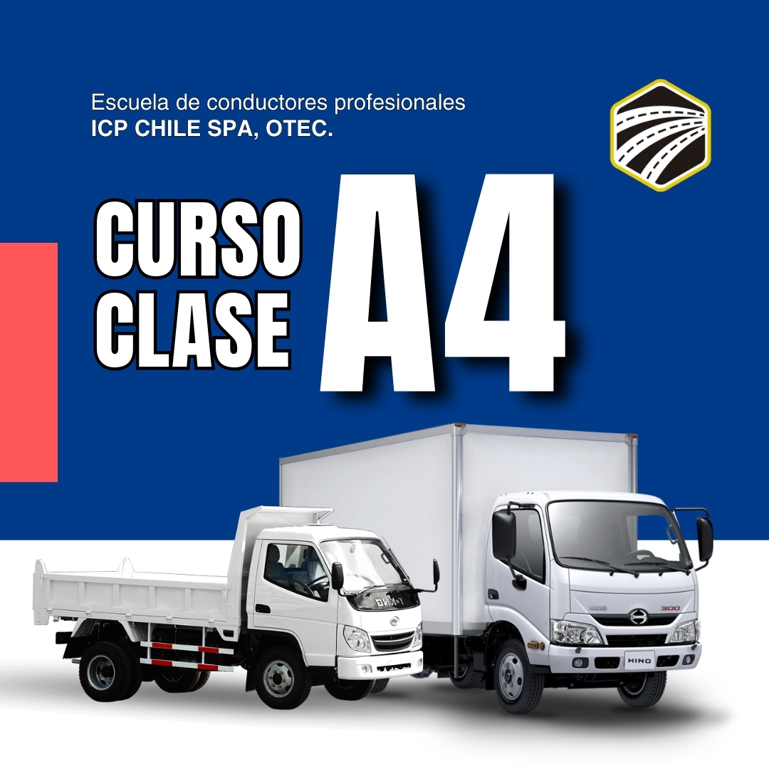 Escuela de conductores Cursos OTEC con franquicia SENCE ICProfesional clase A4